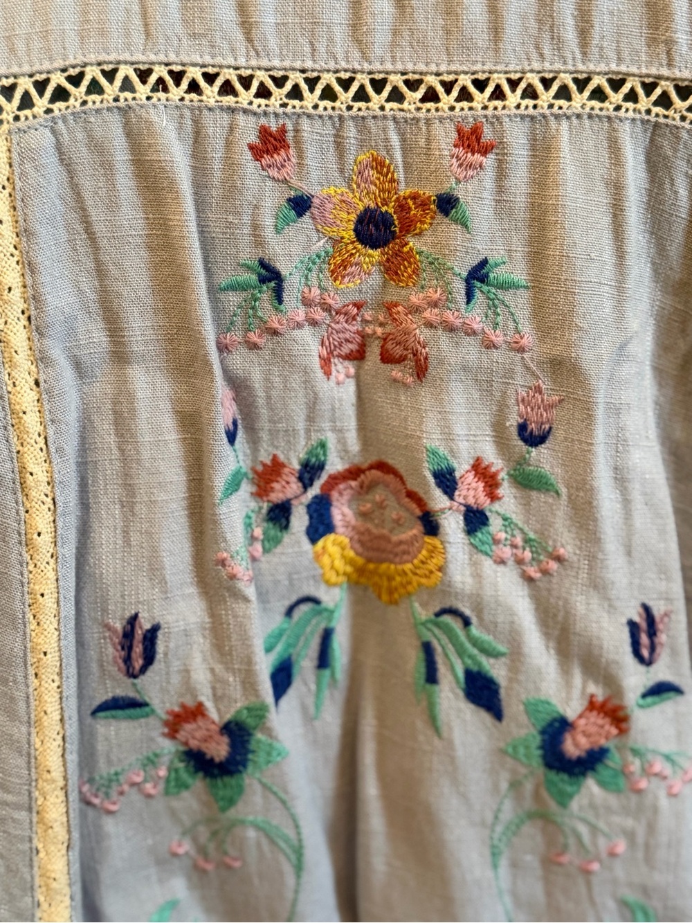 Umgee Short-Sleeve Embroidered Floral Dress - Picture 2 of 7